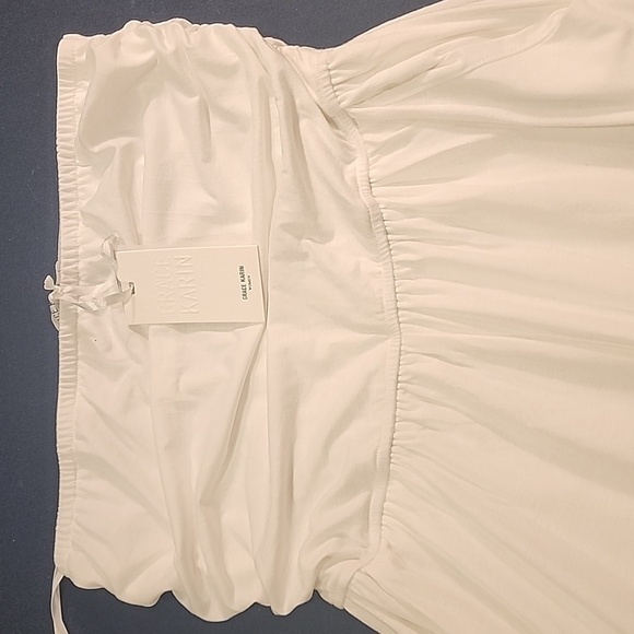 🤍NWT🤍Grace Karin White Strapless Jumpsuit Large - Picture 3 of 8